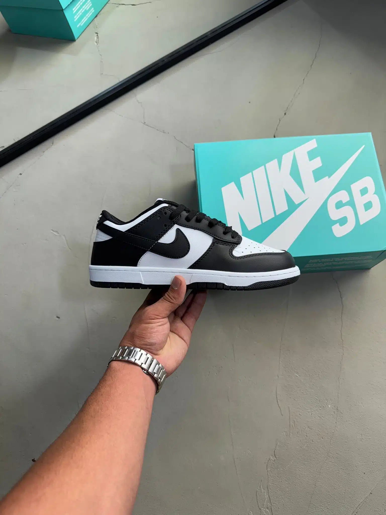 Dunk Low Siyah/Beyaz Ayakkabı