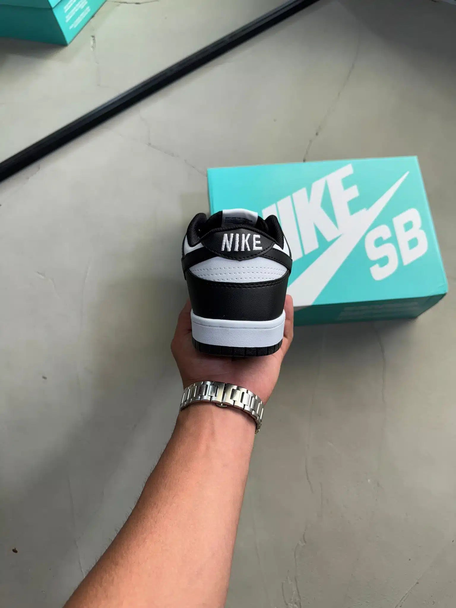 Dunk Low Siyah/Beyaz Ayakkabı