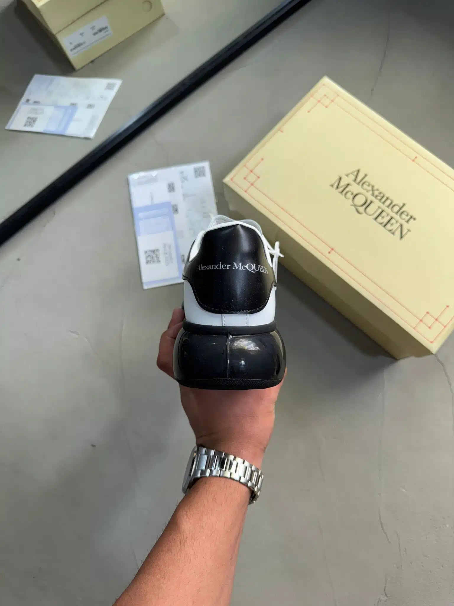 McQu*enn Air Taban Beyaz Ayakkabı