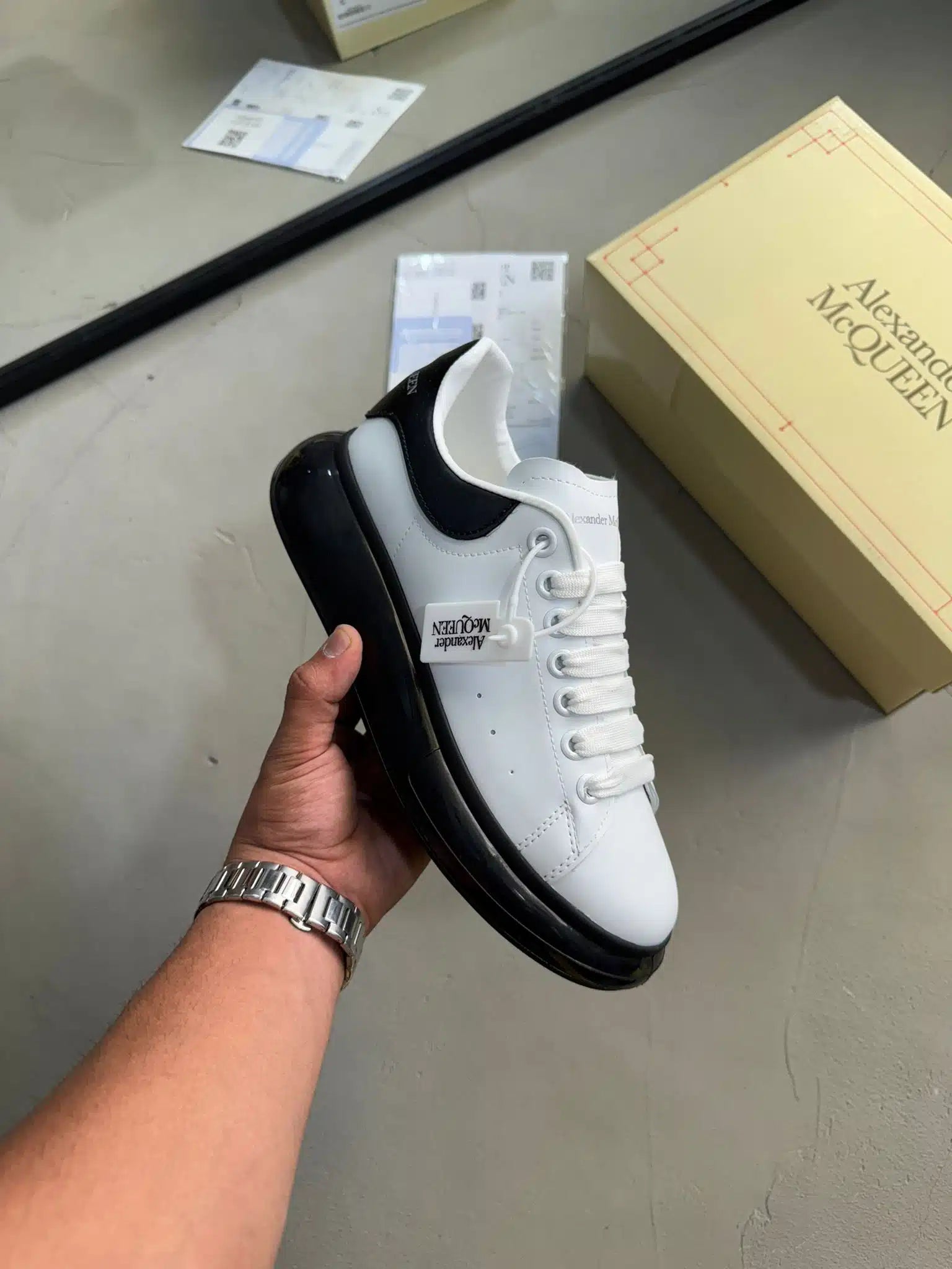 McQu*enn Air Taban Beyaz Ayakkabı