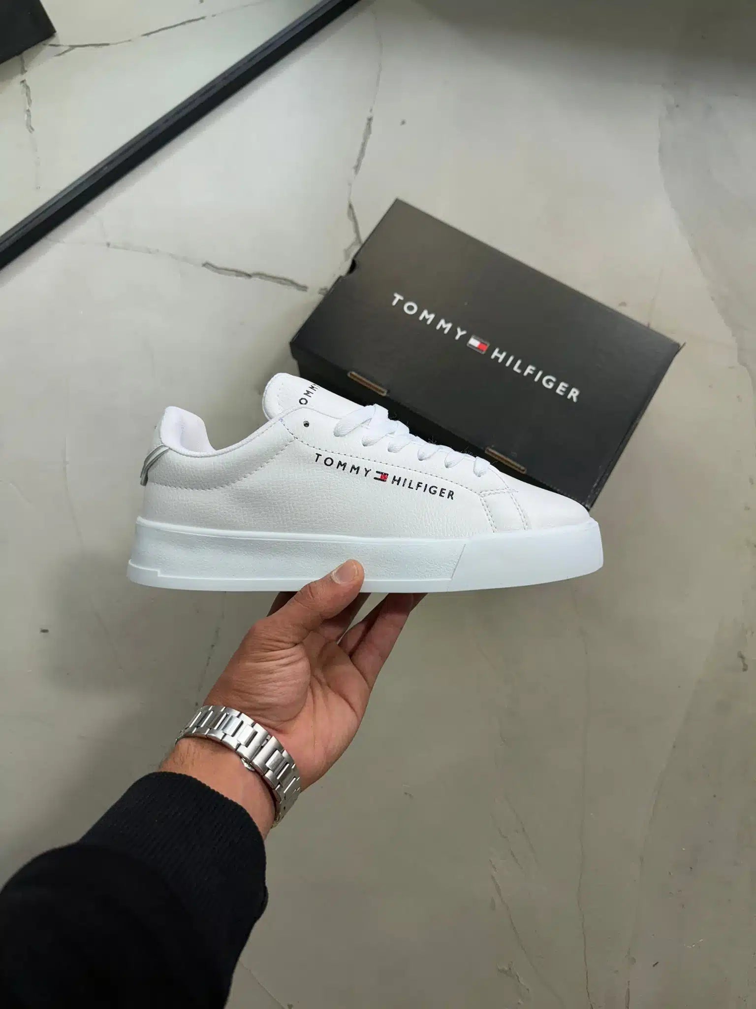 T*mmy Court Detail Beyaz Ayakkabı