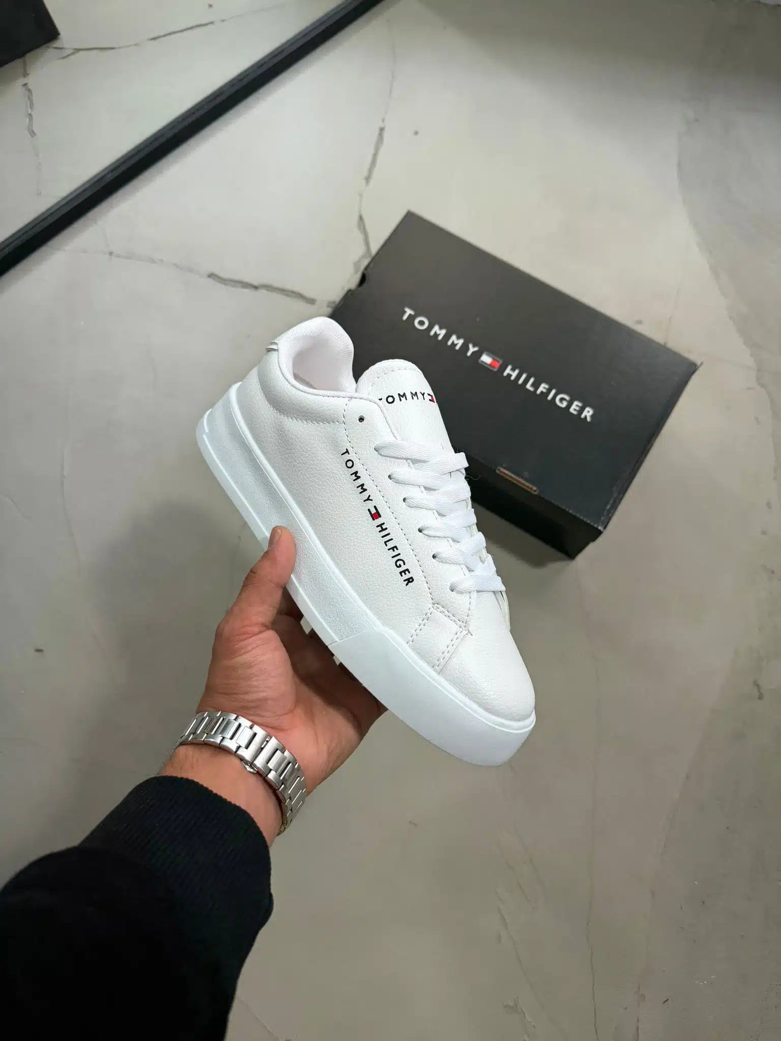 T*mmy Court Detail Beyaz Ayakkabı